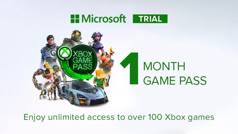 Xbox Game Pass Trial - Promo Banner