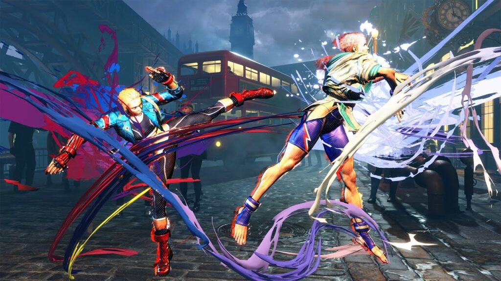 Street Fighter 6 Screenshot: Cammy Vs Manon - Both execution the Drive Impact Command