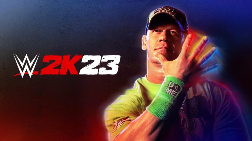 WWE 2K23 Videogame Promo Cover with John Cena