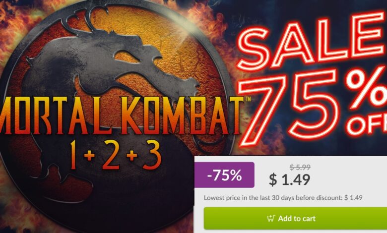 Save Big on Mortal Kombat Classics - 3 Games for $1.49 - Limited Offer! (Mortal Kombat 1+2+3)